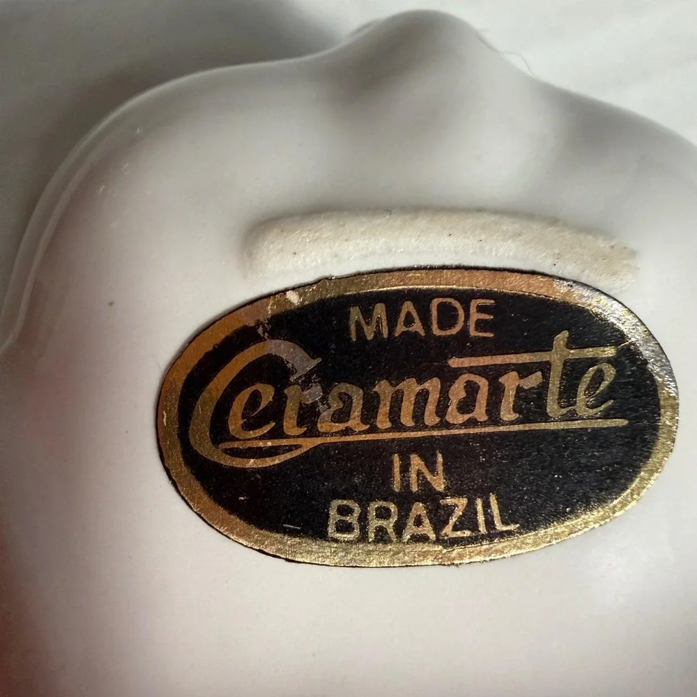 Vintage Avon Pig Salt or Pepper Shaker Hand-Decorated Ceramic‎ 1978 Brazil